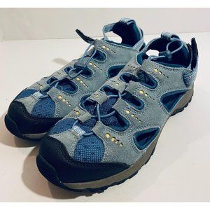 Women’s Land’s End Seaside Blue Print Beach Trekke